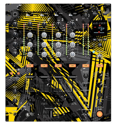Pioneer DJ DJM 700 Skin Ridge Yellow